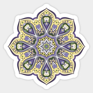 Colorful mandala Sticker